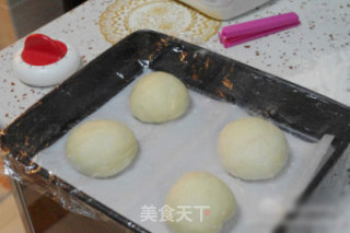 白白胖胖的洋葱鲑鱼面包的做法步骤：7
