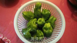 辣椒塞肉的做法步骤：2