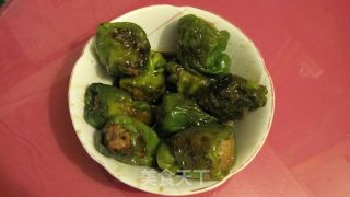 辣椒塞肉的做法步骤：6