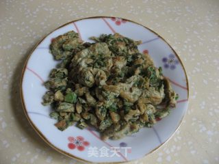 香椿炒鸡蛋的做法步骤：7