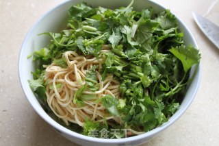 香菜百叶丝的做法步骤：6