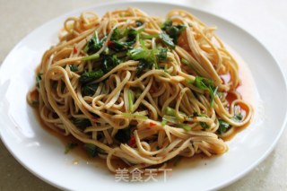 香菜百叶丝的做法步骤：7