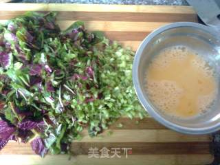 苋菜鸡蛋馅饼的做法步骤：3
