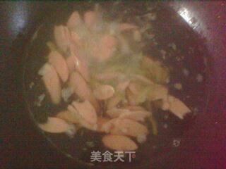 火腿蛋花烫的做法步骤：2
