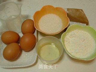 千叶纹蛋糕----蛋糕也来穿花衣的做法步骤：1