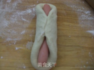花式葱香火腿面包的做法步骤：7