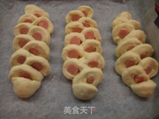 花式葱香火腿面包的做法步骤：9