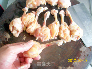 香辣琵琶翅的做法步骤：2
