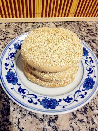 精致的早餐主角——芝麻酱烧饼的做法步骤：18