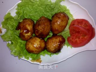 一碗料汁做2种吃法的虎皮鸡蛋的做法步骤：5