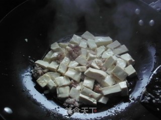 肉末豆腐的做法步骤：5