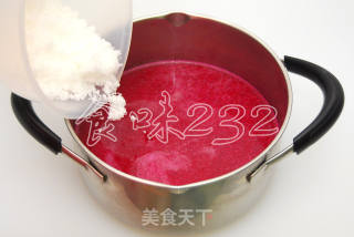 红火龙果冰棍的做法步骤：4