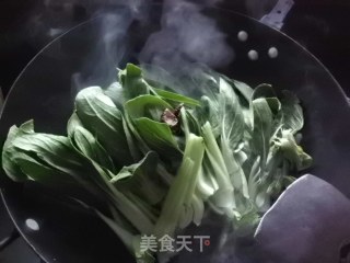 香菇青菜的做法步骤：3