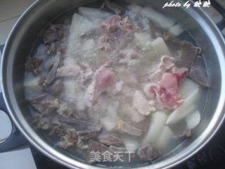 白萝卜煲猪肺的做法步骤：8