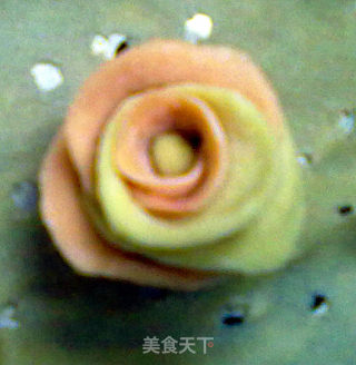 酒酿果酱花色馒头的制作过程的做法步骤：18
