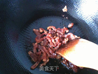 四季豆炒肉丝的做法步骤：8