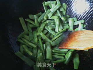 四季豆炒肉丝的做法步骤：9