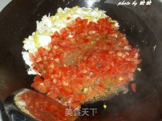 番茄蛋炒饭的做法步骤：6