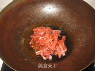 榨菜炒肉丝的做法步骤：4