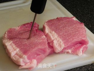 茄汁猪排的做法步骤：2