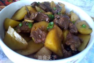 土豆红烧肉的做法步骤：5