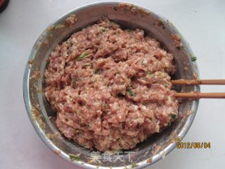 青菜蒸肉丸的做法步骤：5