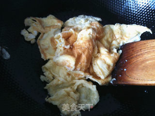 韭菜炒鸡蛋的做法步骤：4