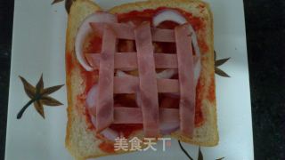 微波吐司披萨的做法步骤：8
