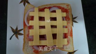 微波吐司披萨的做法步骤：9