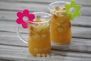 女士专属的夏日清凉果茶——【香橙苹果茶】的做法步骤：8