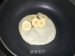 香蕉巧克力煎饼的做法步骤：11