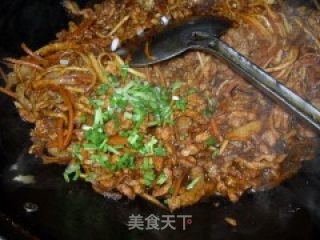 茭白炒肉丝的做法步骤：9