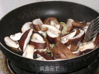 蚝油香菇油菜的做法步骤：5