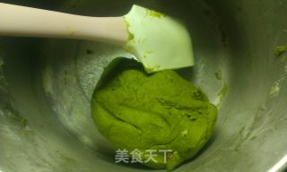 【微波炉】抹茶格子曲奇的做法步骤：7