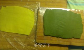 【微波炉】抹茶格子曲奇的做法步骤：8