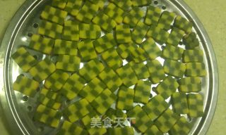 【微波炉】抹茶格子曲奇的做法步骤：19