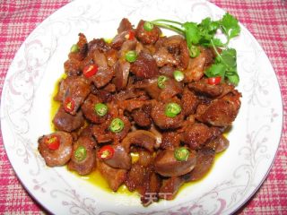 铁板鸡胗的做法步骤：6