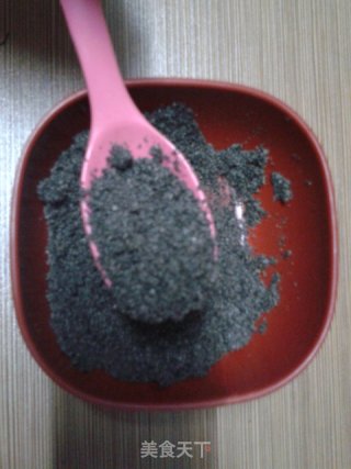 纯正黑芝麻粉——（自家种的芝麻哦）的做法步骤：5