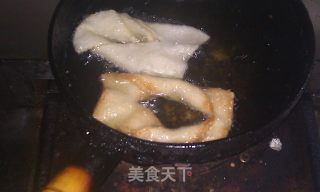 炸焦叶的做法步骤：7