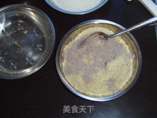 巧克力白芝麻蛋糕——电饭锅做的做法步骤：3