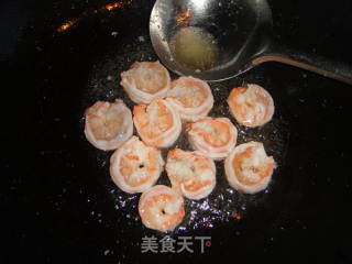 彩椒虾仁的做法步骤：5