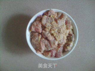 粉蒸排骨的做法步骤：4