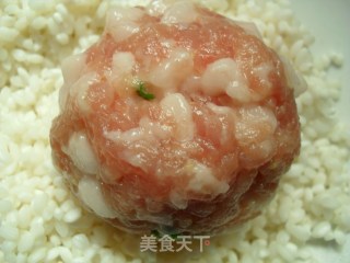 清蒸狮子头的做法步骤：8