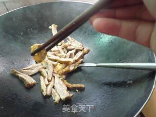 苦瓜炒肉脯的做法步骤：5