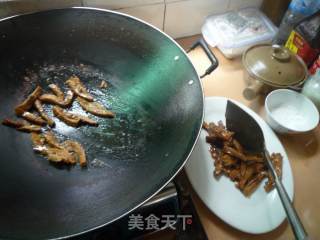 苦瓜炒肉脯的做法步骤：8