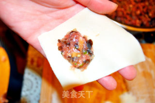 虾仁三鲜馄饨&馄饨面的做法步骤：4