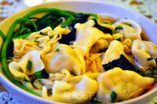 虾仁三鲜馄饨&馄饨面的做法步骤：21