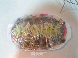 蒜蓉鱼翅蒸大虾的做法步骤：11