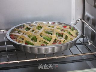 剩饭 剩菜=【杂锦芝士焗饭】的做法步骤：9