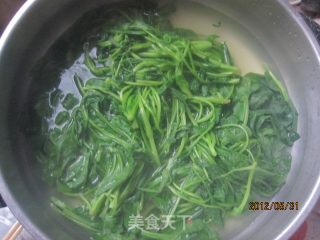 菠菜鸭蛋饼的做法步骤：7